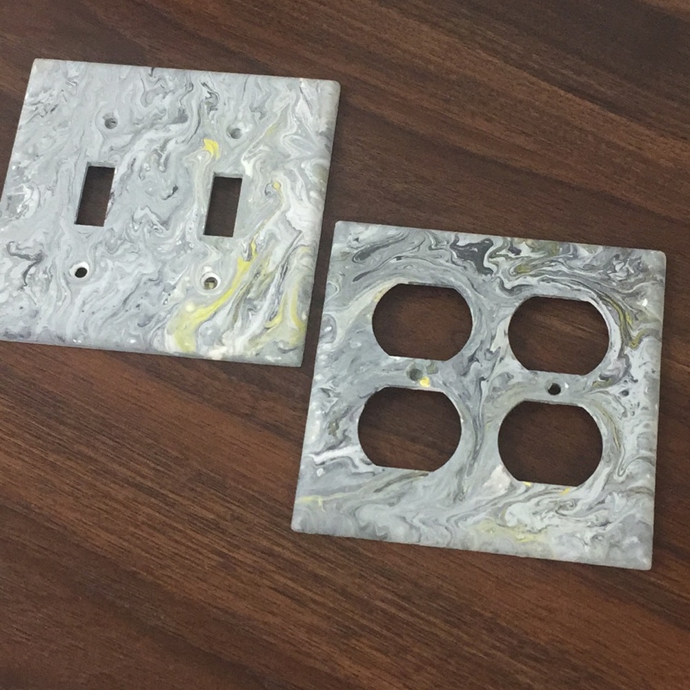 Light switch outlet cover Hand painted Home Decor